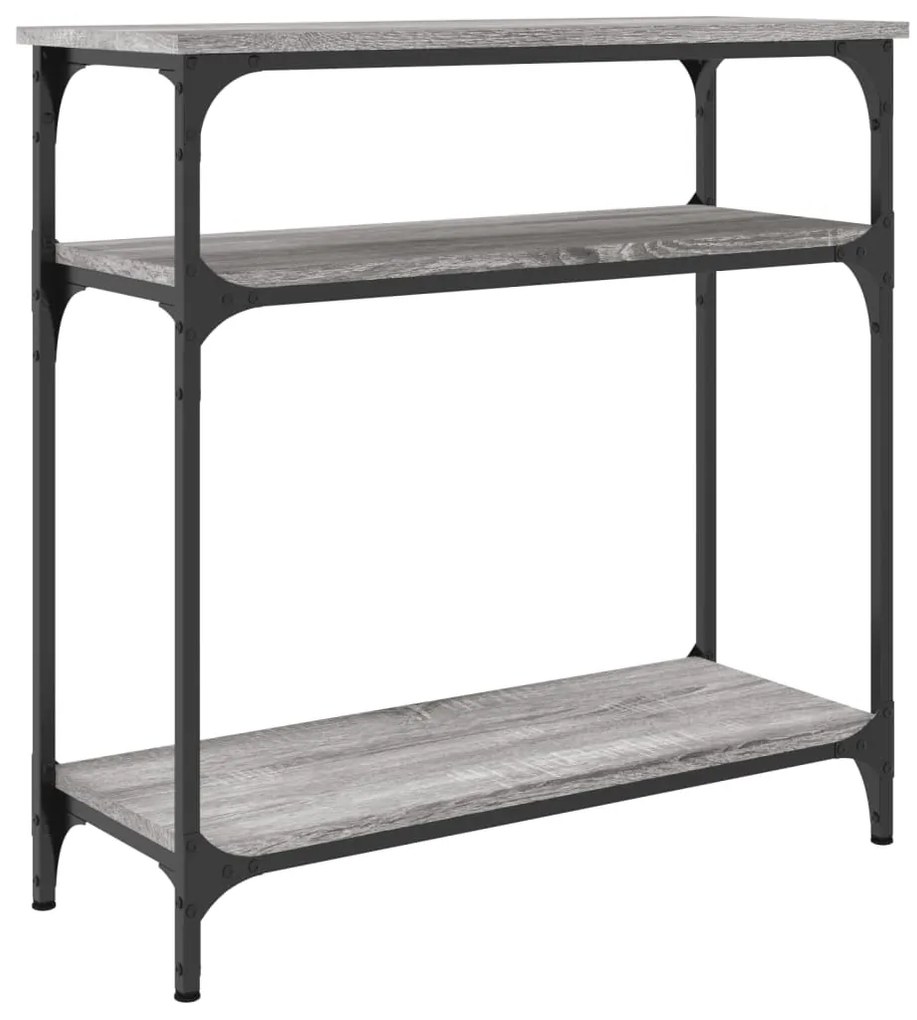 vidaXL Τραπέζι Κονσόλα Γκρι Sonoma 75x29x75 εκ. Επεξεργασμένο Ξύλο