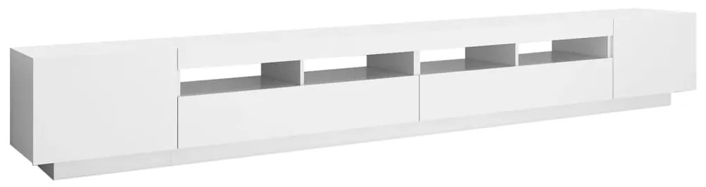 vidaXL Έπιπλο Τηλεόρασης με LED Λευκό 300 x 35 x 40 εκ.
