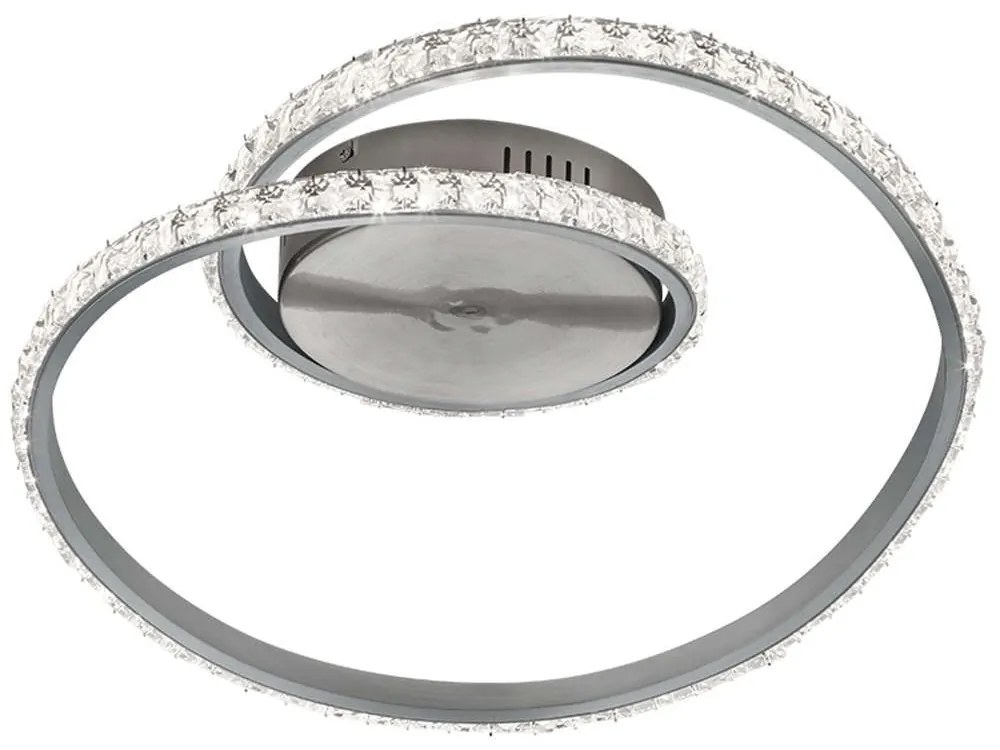 Φωτιστικό Οροφής - Πλαφονιέρα Rubin R62021105 1xLed 19W 45x18cm Silver RL Lighting Metal