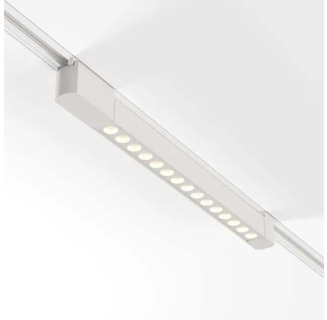 Γραμμικό Φωτιστικό Μονοφασικής Ράγας Unity LED 22W Λευκό 3000K Κινητό Points Rot TR010-1-22W3K-M-W-DE Maytoni TR010-1-22W3K-M-W-DE