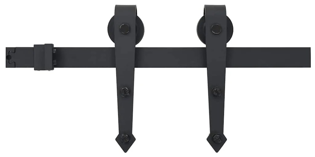 vidaXL Συρόμενη Πόρτα ORKDAL Λευκό 78 x 232 cm Μασίφ ξύλο πεύκου