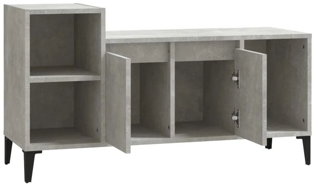 vidaXL Έπιπλο Τηλεόρασης Γκρι Σκυρ. 100x35x55 εκ. Επεξ. Ξύλο