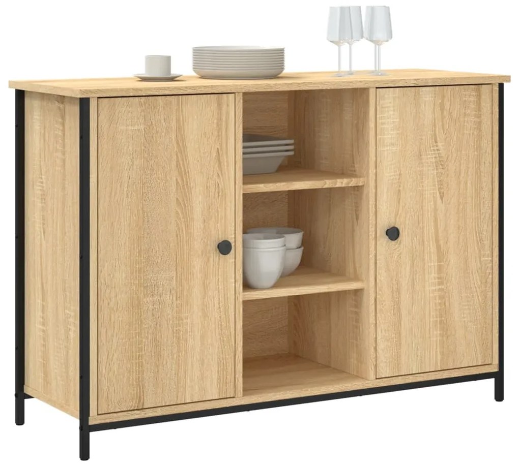 vidaXL Μπουφές Sonoma Δρυς 100 x 35 x 70 εκ. από Επεξεργασμένο Ξύλο