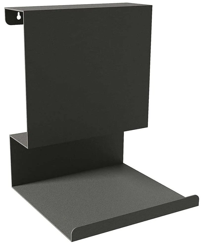 Ράφι Τοίχου Brano 891TNL3154 25x23x33cm Black