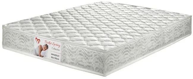 ΣΤΡΩΜΑ POCKET SPRING ΥΠΕΡΔΙΠΛΟ 160x200 ΔΙΠΛΗΣ ΟΨΗΣ HM309.06
