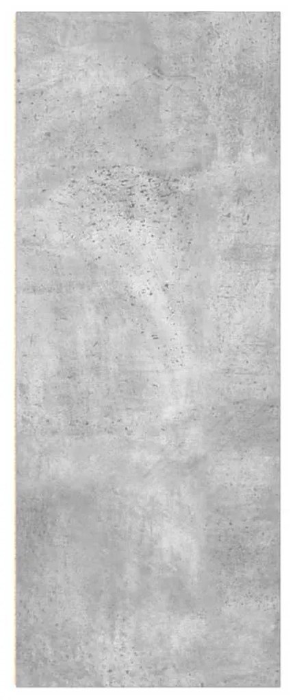 vidaXL Βιβλιοθήκη με 2 Ράφια Γκρι Σκυροδεμ. 40x30x76,5 εκ. Μοριοσανίδα