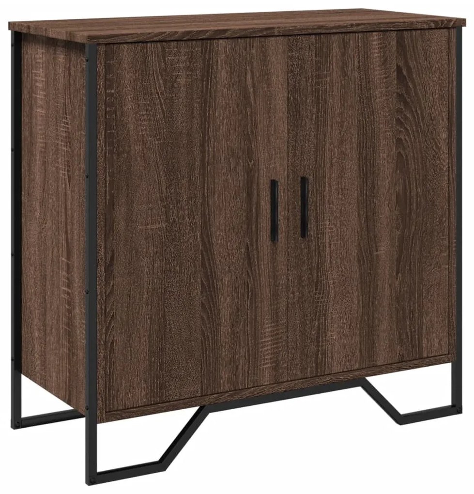 vidaXL Μπουφές Καφέ Δρυς 78x35,5x74,5 εκ. από Επεξεργασμένο Ξύλο