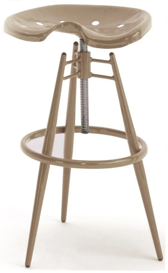 Σκαμπό Μπαρ TN-497M 02-00-0661 42x44x83cm Beige