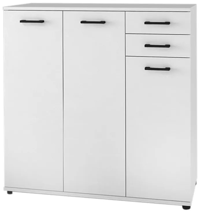 Παπουτσοθήκη - ντουλάπι Polly Megapap χρώμα λευκό 108x35x108εκ.