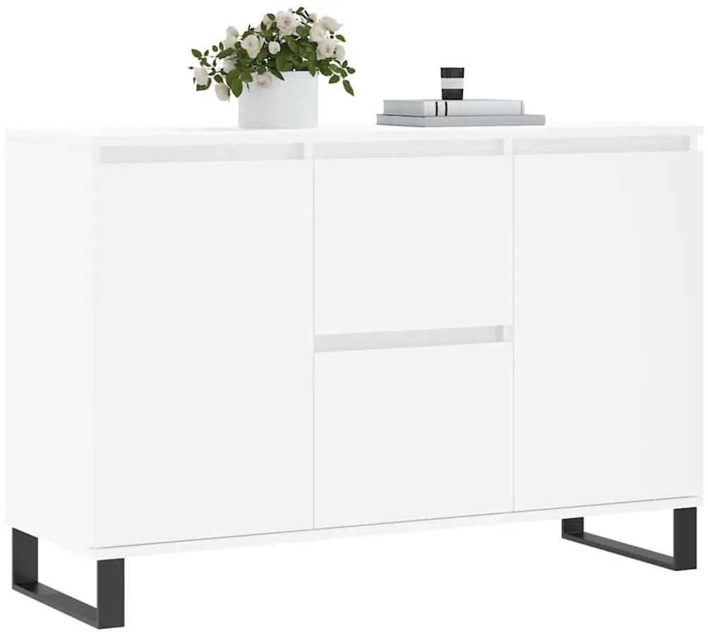 vidaXL Μπουφές Λευκός 104 x 35 x 70 εκ. από Επεξεργασμένο Ξύλο