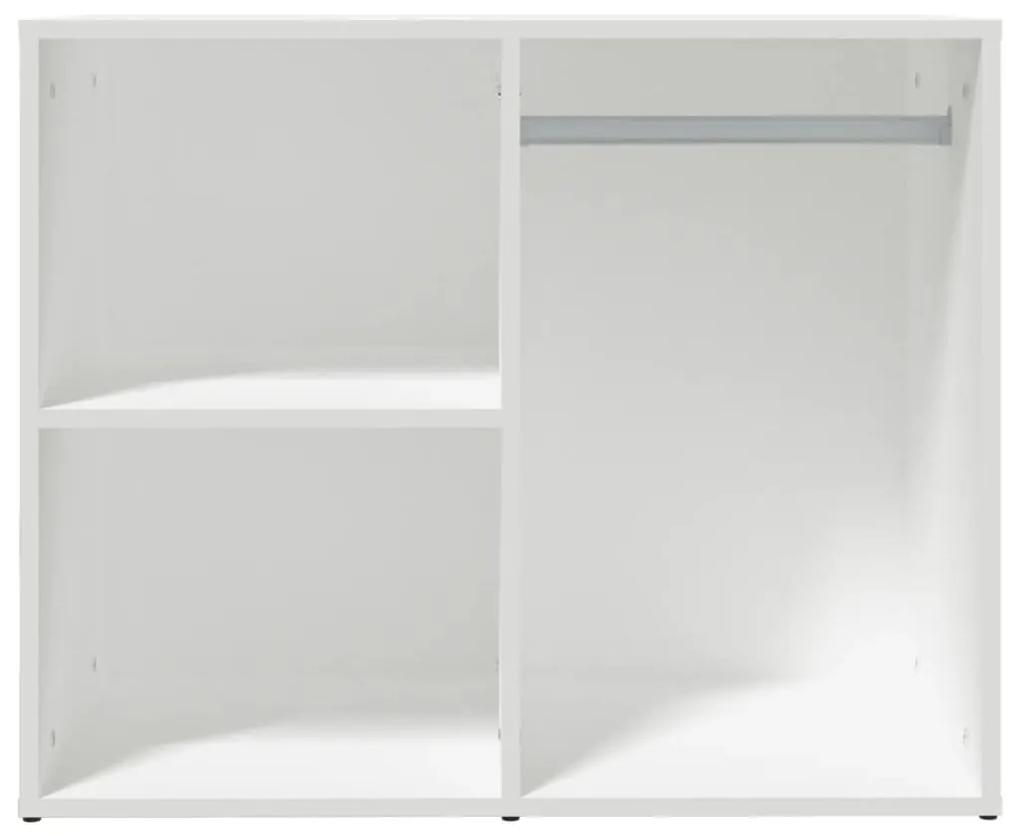 vidaXL Ντουλάπι Γυαλιστερό Λευκό 80 x 40 x 65εκ.από Επεξεργασμένο Ξύλο