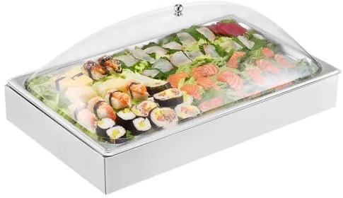 VEVOR Countertop Food Serving Display Container Condiment Dispenser with Lid