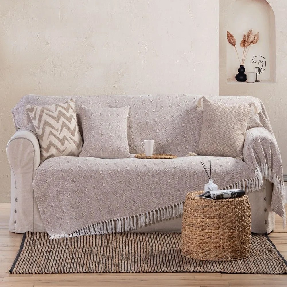 Ριχτάρι Devine Natural Nef-Nef Three-Seater 180X300cm Πολυέστερ