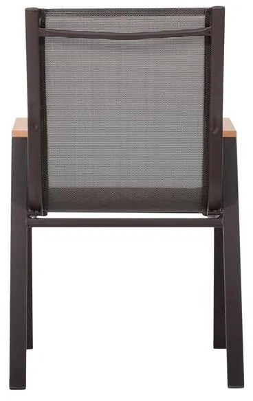 Καρέκλα FL5050 Fylliana Textilene Μαύρο 61x56x90 εκ. 61x56x90 εκ.