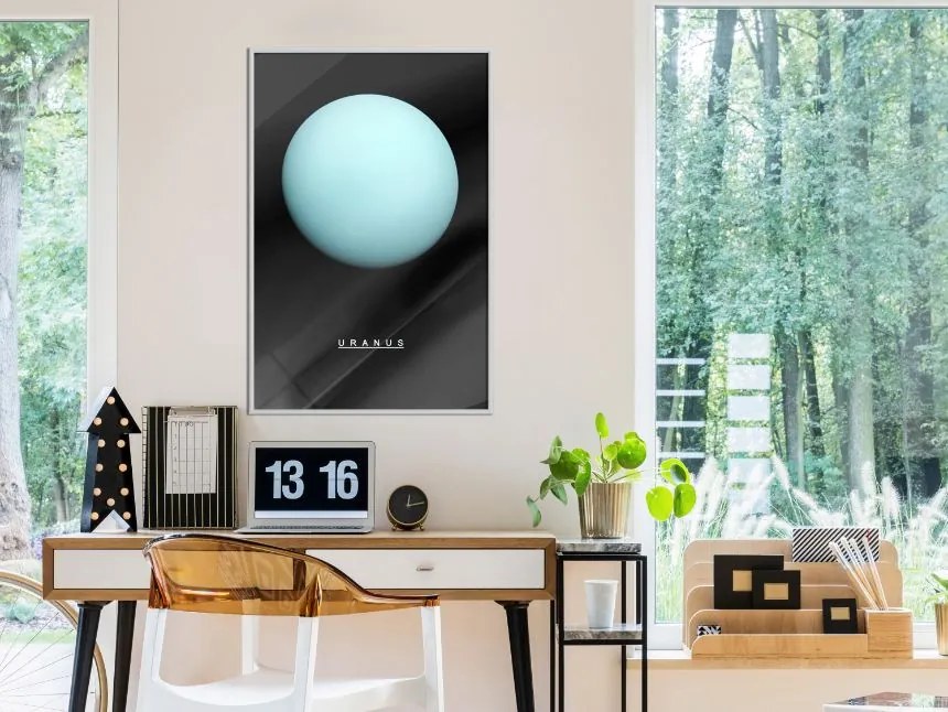 Αφίσα - The Solar System: Uranus - 20x30 - Χρυσό - Χωρίς πασπαρτού