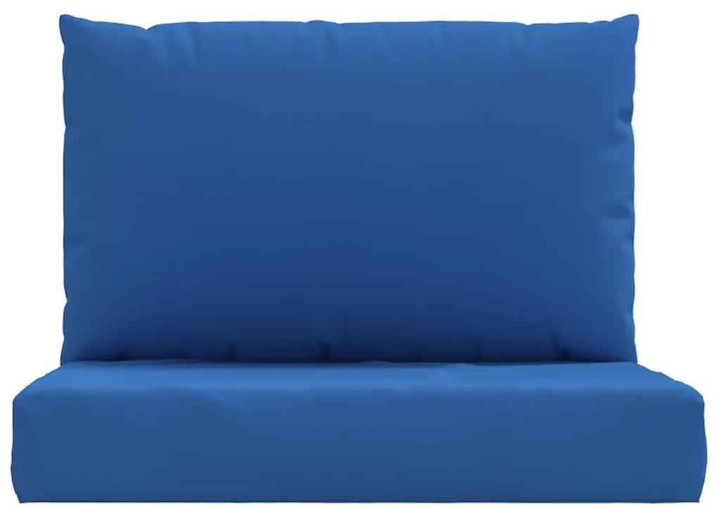 vidaXL Μαξιλάρια Παλέτας 2 τεμ. Μπλε από Ύφασμα Oxford