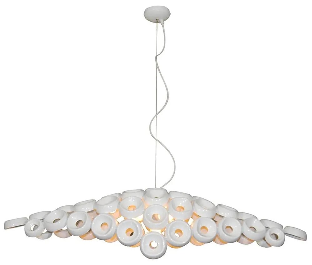 Φωτιστικό Οροφής Κρεμαστό HL-3590-L6 77-4368 Darina White Homelighting Metal