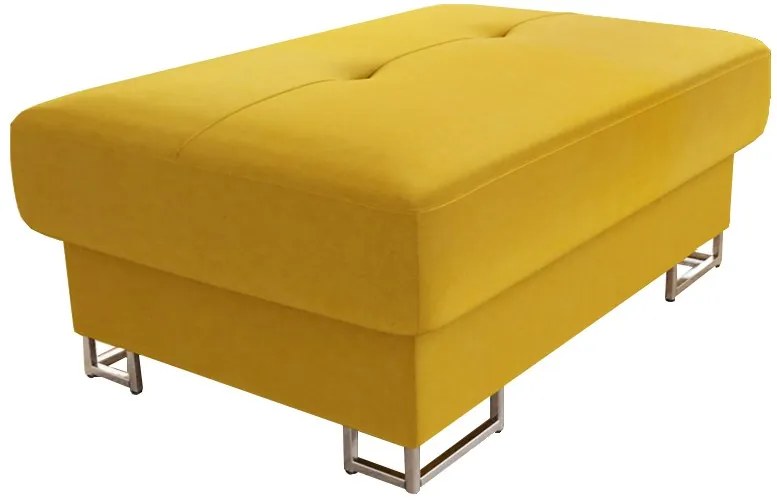 Πουφ Cotere-Kitrino - 106.00Χ67.00Χ42.00cm