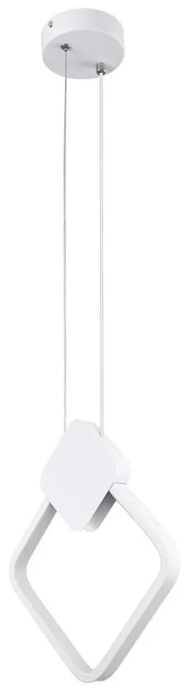 Φωτιστικό Οροφής Mary 61083 Led 12W 20x2,3x28,5cm White GloboStar Αλουμίνιο