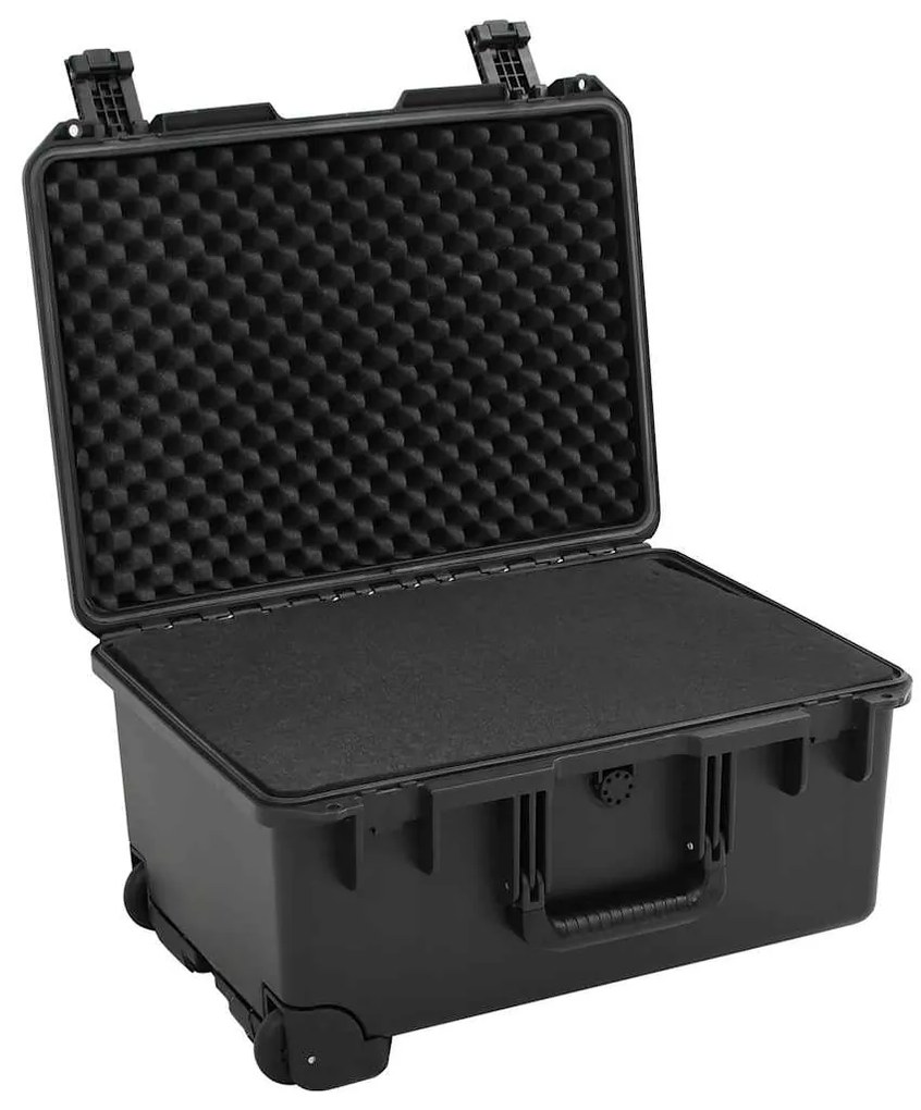 vidaXL Θήκη Πτήσης Φορητή Μαύρη 54x41,5x29 εκ. από Πολυπροπυλένιο