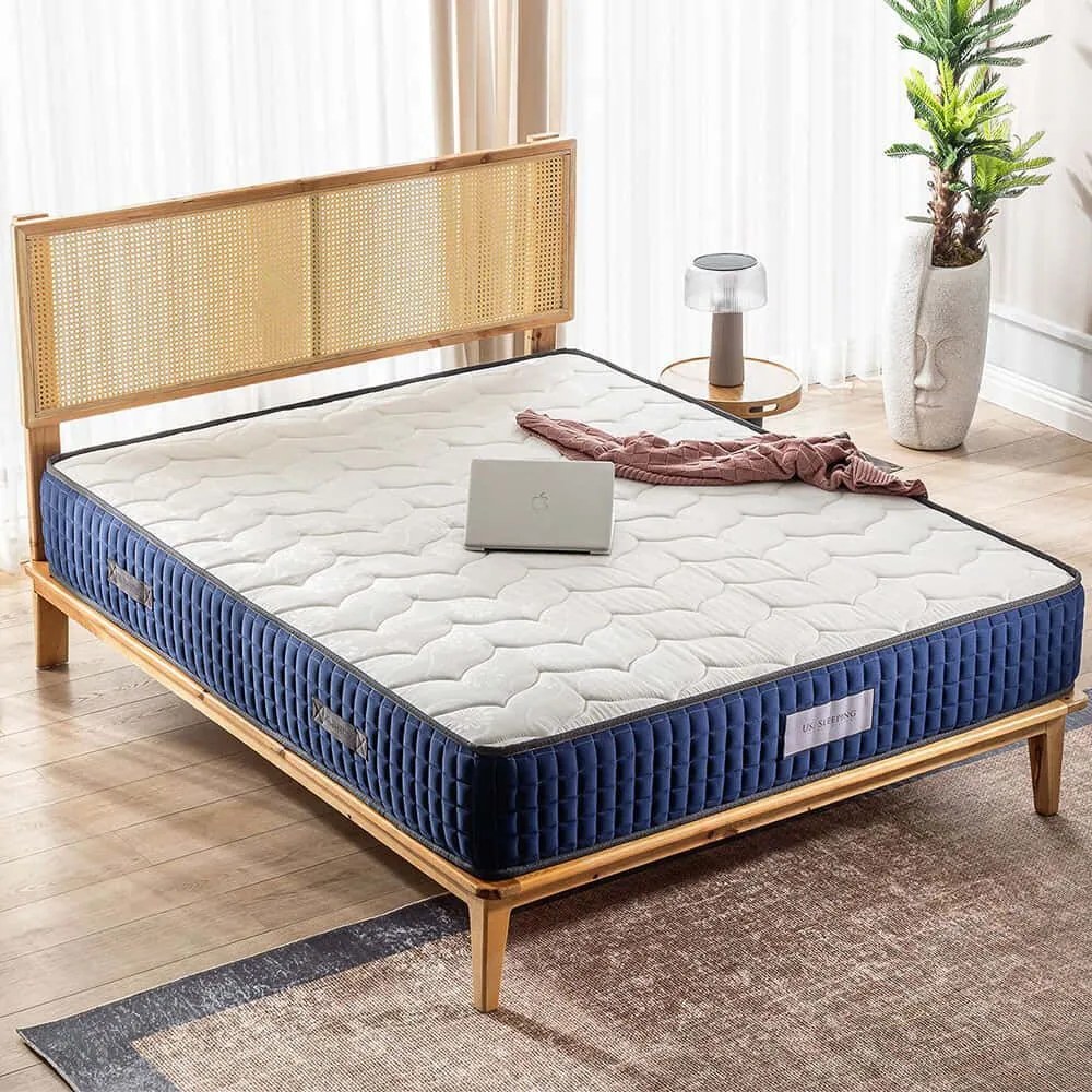 Στρώμα Masaj Terapi 523MRL1159 90x200cm White-Blue Μονό