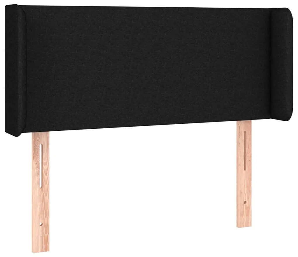 vidaXL Κεφαλάρι με Πτερύγια Μαύρο 83x16x78/88 εκ. Υφασμάτινο