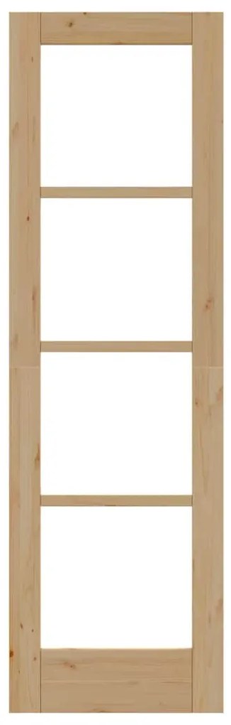 vidaXL Εσωτερική Πόρτα με Γυαλί ORKDAL Καφέ 61 x 198.5 εκ.