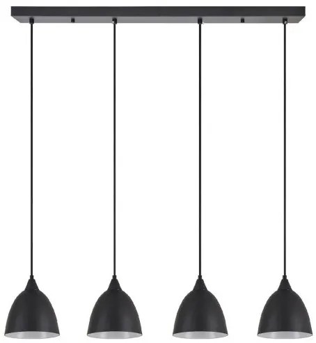 Κρεμαστό Φωτιστικό Οροφής ΜαύροADEPT PENDANT 77-9048 Homelighting-77-9048-Μαύρο 77-9048