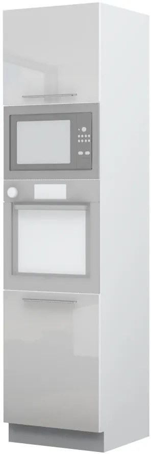 Επιδαπέδιο ντουλάπι φούρνου ψηλό Raval K23-60-RM-Λευκό - Λευκό γυαλιστερό - 60.00Χ60.00Χ235.00cm