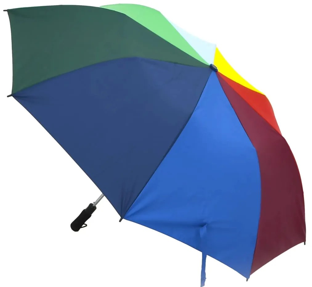 vidaXL Ομπρέλα Πτυσσόμενη Αυτόματη Πολύχρωμη 124 εκ.