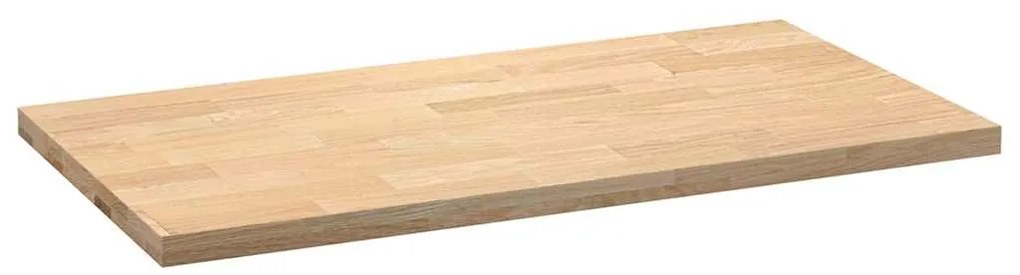 vidaXL πάγκος εργασίας κουζίνας 120x63,5x4 εκ. στερεό δρυς ορθογώνιο