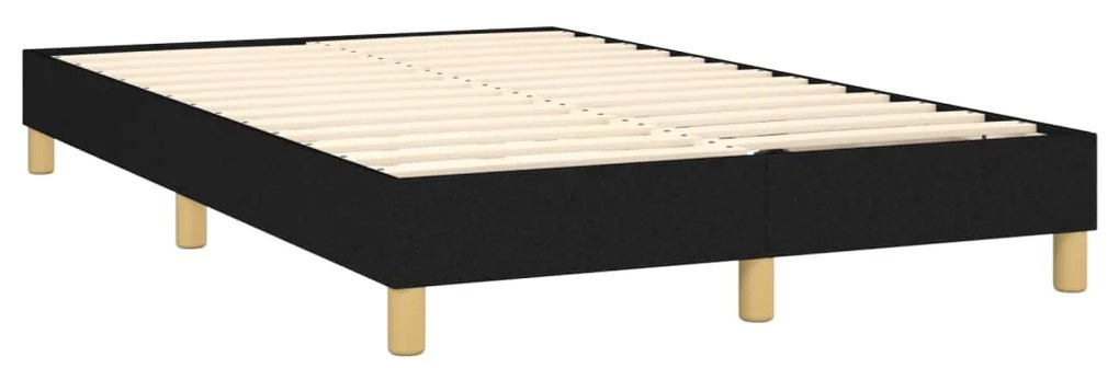 ΚΡΕΒΑΤΙ BOXSPRING ΜΕ ΣΤΡΩΜΑ ΜΑΥΡΟ 120X200 ΕΚ. ΥΦΑΣΜΑΤΙΝΟ 3140843