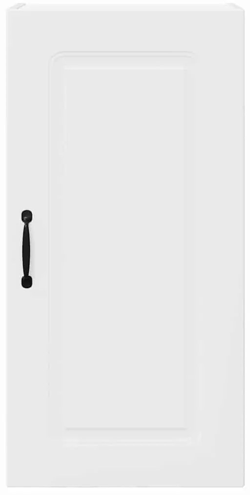 vidaXL Κρεμαστό ντουλάπι κουζίνας με ράφι Λευκό 40 x 31 x 80 εκ.