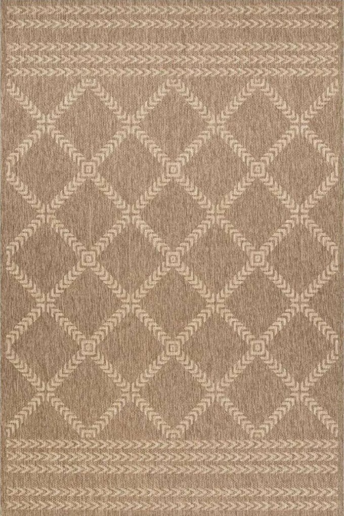 Χαλί Ethnik 2012C Brown-Caramel Beige New Plan 200X285cm