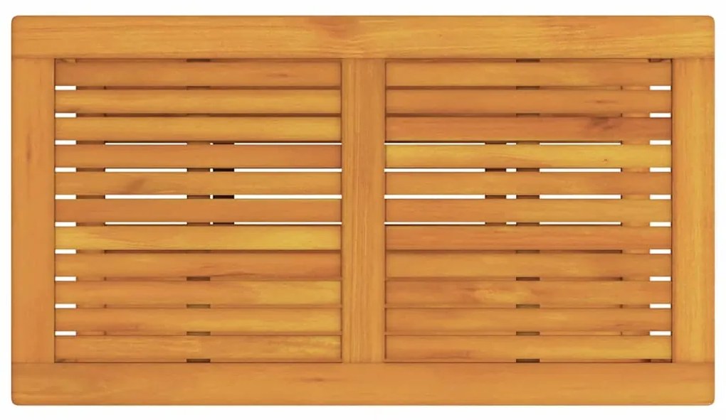 vidaXL Τραπεζάκι σαλονιού Καφέ 110 x 55 x 45 cm Μασίφ ξύλο ακακίας