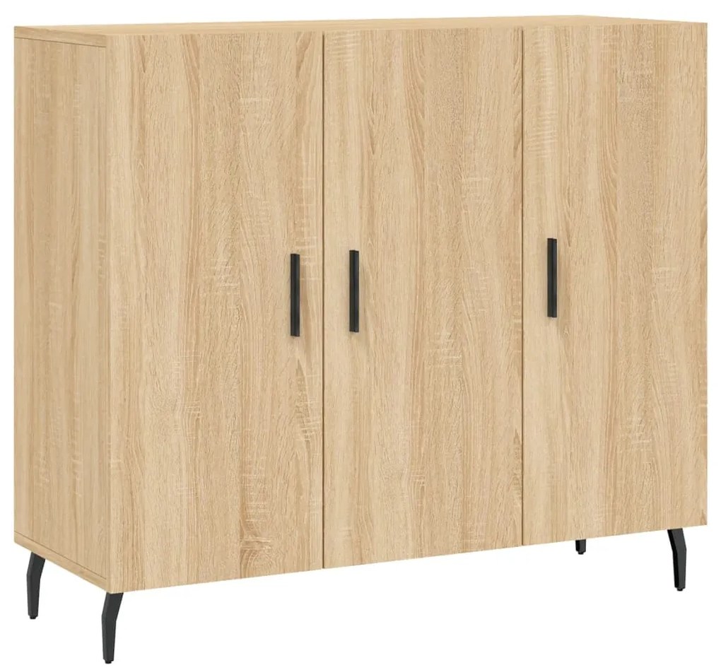 vidaXL Ντουλάπι Sonoma δρυς 90x34x80 εκ. Επεξεργασμένο Ξύλο