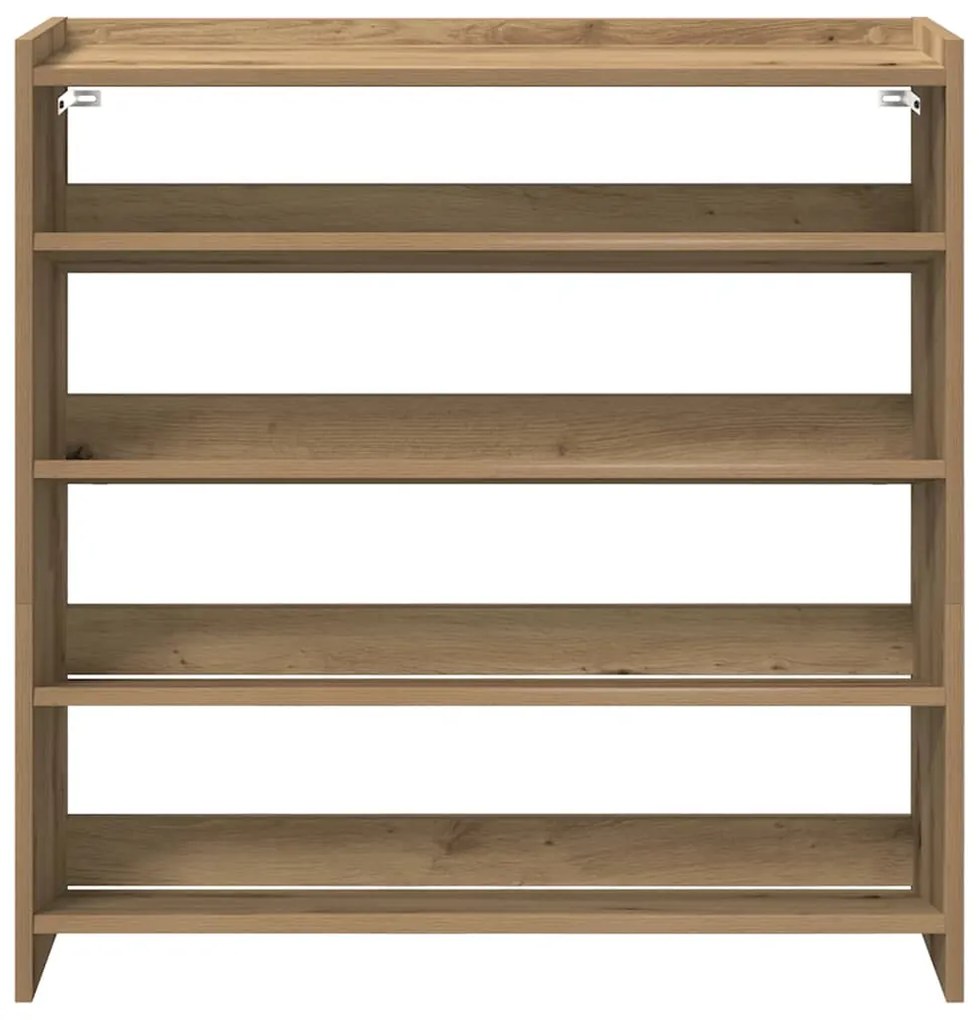 Ράφι παπουτσιών Artisan Oak 80x25x81 cm Κατασκευασμένο ξύλο - Καφέ
