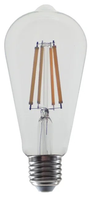 LED FILAMENT E27 ST64 10W 4000K 230V AC 1260LM RA80 - CONDI10NW - 1.5W - 20W - CONDI10NW