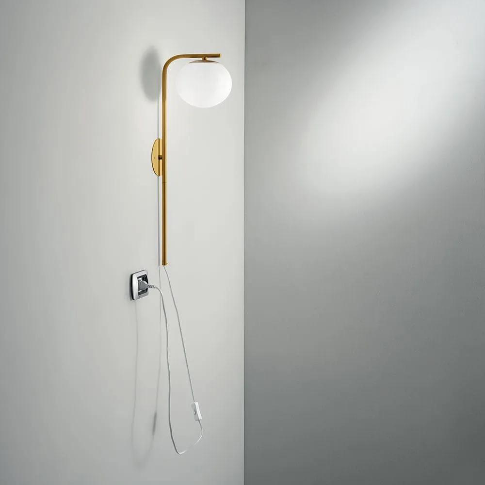 Φωτιστικό Τοίχου - Απλίκα I-Odisseo-AP1-Oro E14 65,5x15cm Gold Luce Ambiente Design