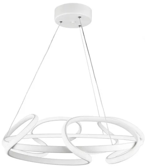 Κρεμαστό Φωτιστικό Οροφής LED 100W 3CCT Orion-50 Heronia Lighting-01-0341-Λευκό 01-0341