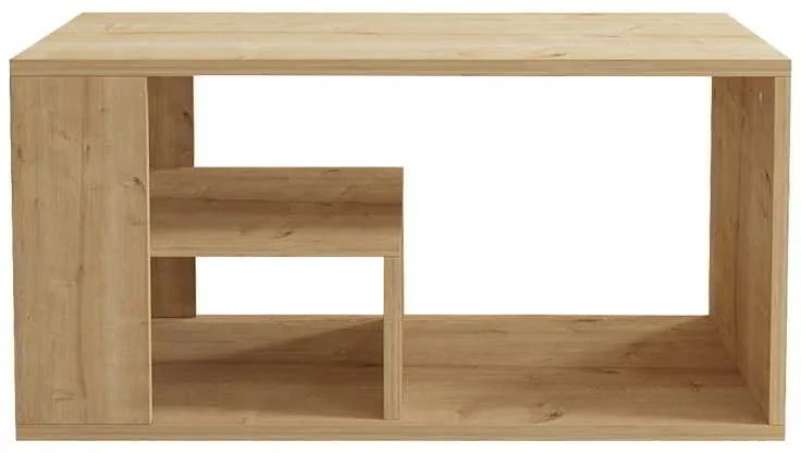 Τραπέζι σαλονιού Sobu pakoworld σε oak απόχρωση 80x50x40εκ