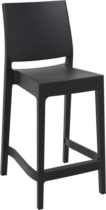 SIESTA MAYA 65εκ. ΣΚΑΜΠΟ BLACK ΠΟΛ/ΝΙΟΥ 44Χ50Χ98εκ.20.0384