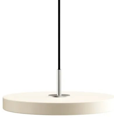 Κρεμαστό Φωτιστικό Ράγας/Οροφής LED 18W 3CCT Φ31cm Ασημί Φινίρισμα Asteria Plus Umage-2288C4174-Λευκό 2288C4174