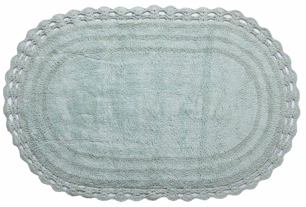 Οβάλ Χαλί Διαδρόμου (70x140) Silk Fashion Mint