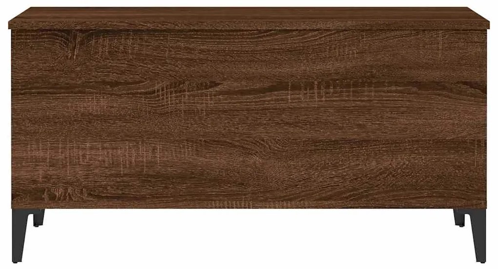 vidaXL Τραπεζάκι Σαλονιού Καφέ Δρυς 90x44,5x45 εκ. Επεξεργασμένο Ξύλο