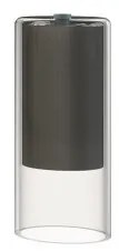 Γυαλί Φωτιστικού Οροφής IP20 Cameleon Cylinder S Nowodvorski-8544-Μαύρο 8544