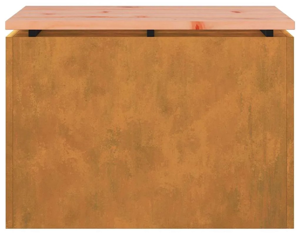 vidaXL Παγκάκι κήπου Σκ rusty 60 x 40 x 43 εκ