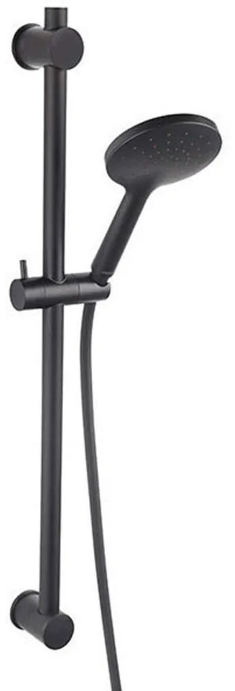 Βάση Τηλεφώνου Ντους Phila N375BL-B Black Ferro Ορείχαλκος