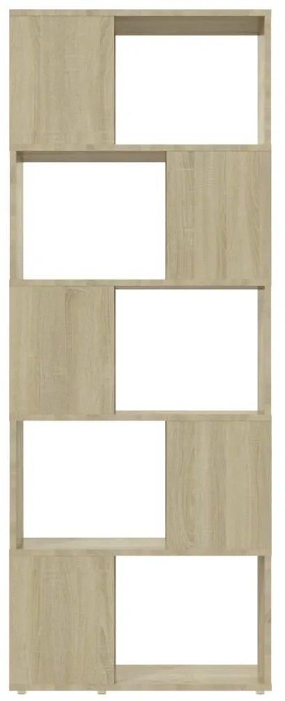 vidaXL Βιβλιοθήκη/Διαχωριστικό Χώρου Sonoma Δρυς 60x24x155 εκ.