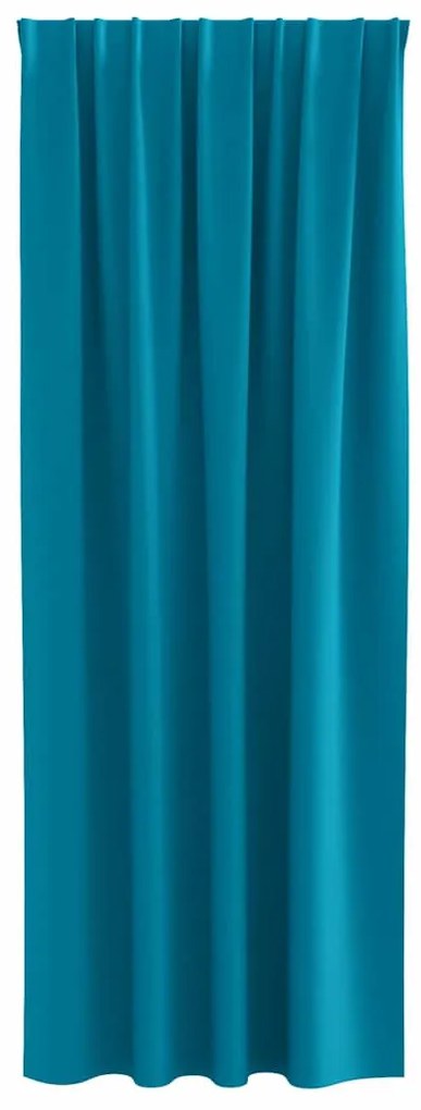 vidaXL Κουρτίνες με κουρτίνες 2 pcs Τιρκουάζ 245x140εκ. Πολυεστέρας